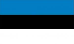 Det estiske flag. Flag Estland