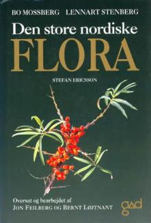Forsiden af "Den store nordiske flora". Forsiden af "Den store nordiske flora".