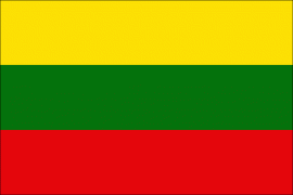 Det lithauske flag.
