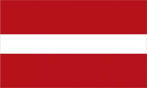 Det lettiske flag. Flag Letland