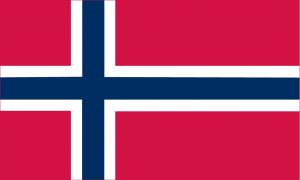 Det norske flag.