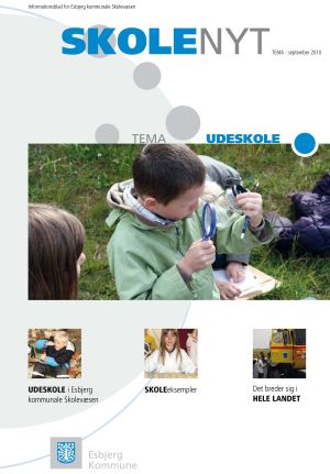 Forsiden af "SkoleNyt". Forsiden af "SkoleNyt".