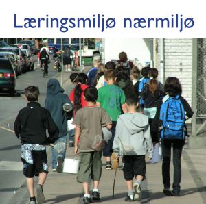 Foto viser omslaget af Læringsmiljø nærmiljø.