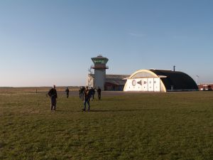 Avnø Naturcenter - en tidligere flyvestation. Foto: Malene Bendix. Avnø Naturcenter
